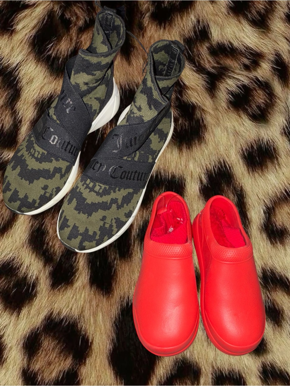 (SIZE 9) Sneaker and Slide Set (2 Pairs)